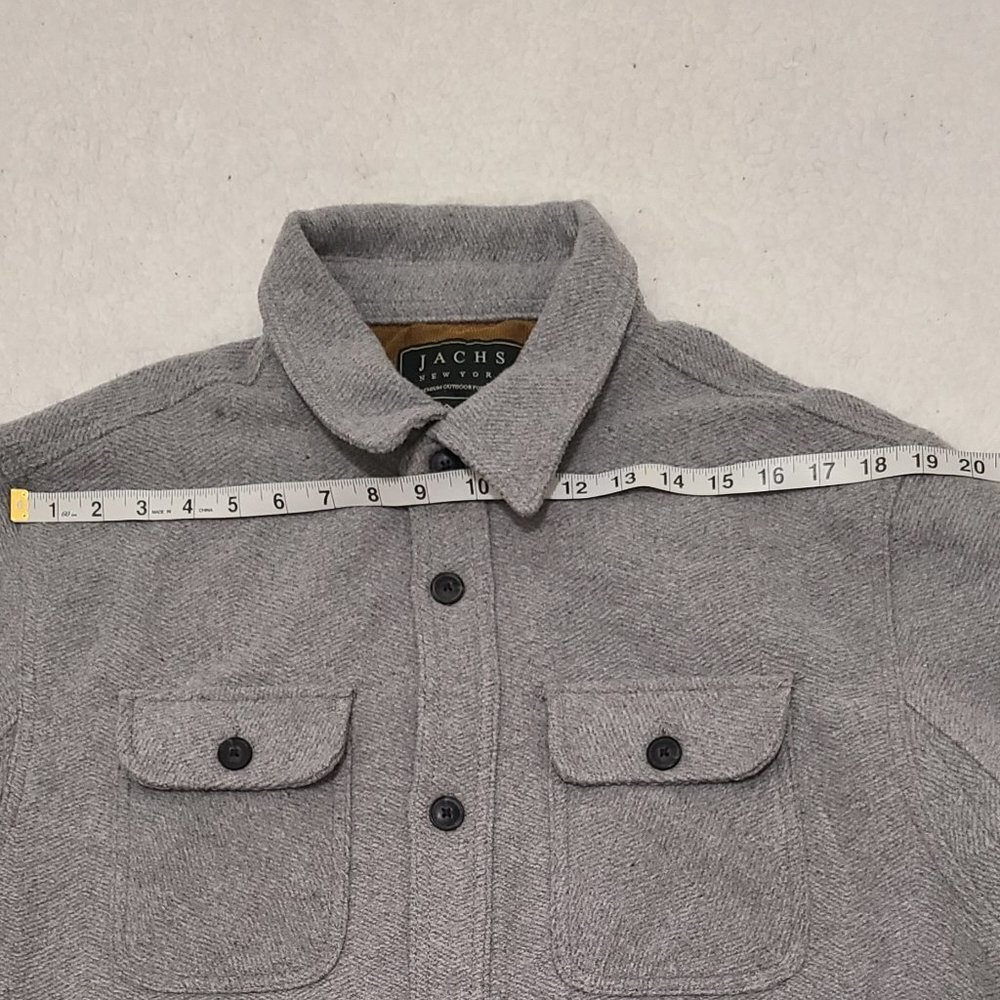 Jachs New York Fully Lined Wool Blend Button Up Lightweight Multi-Pocket Jacket - Picture 6 of 12